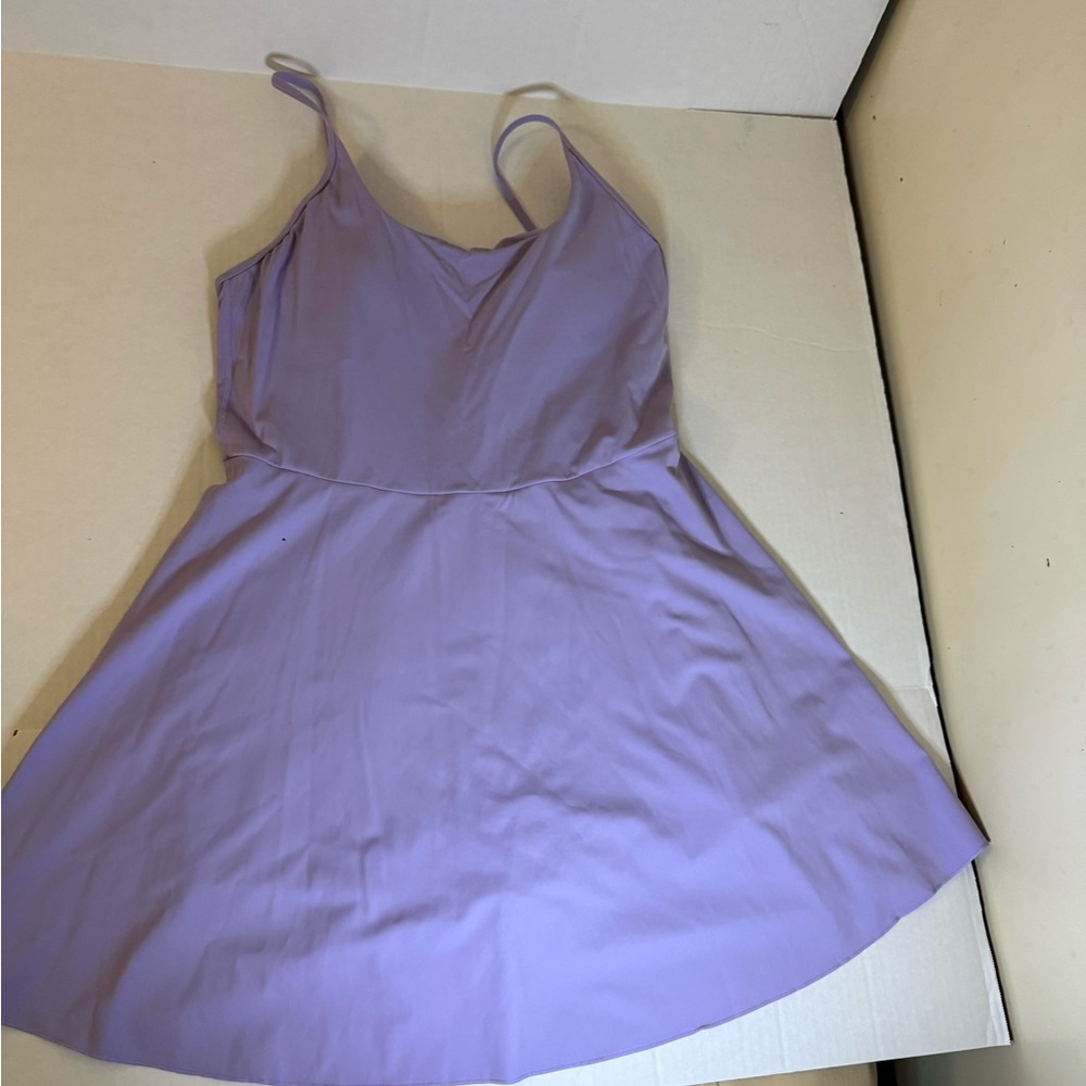 HALARA Softlyzero Plush Dress in Lavender